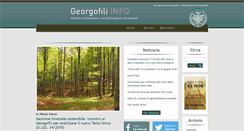Desktop Screenshot of georgofili.info